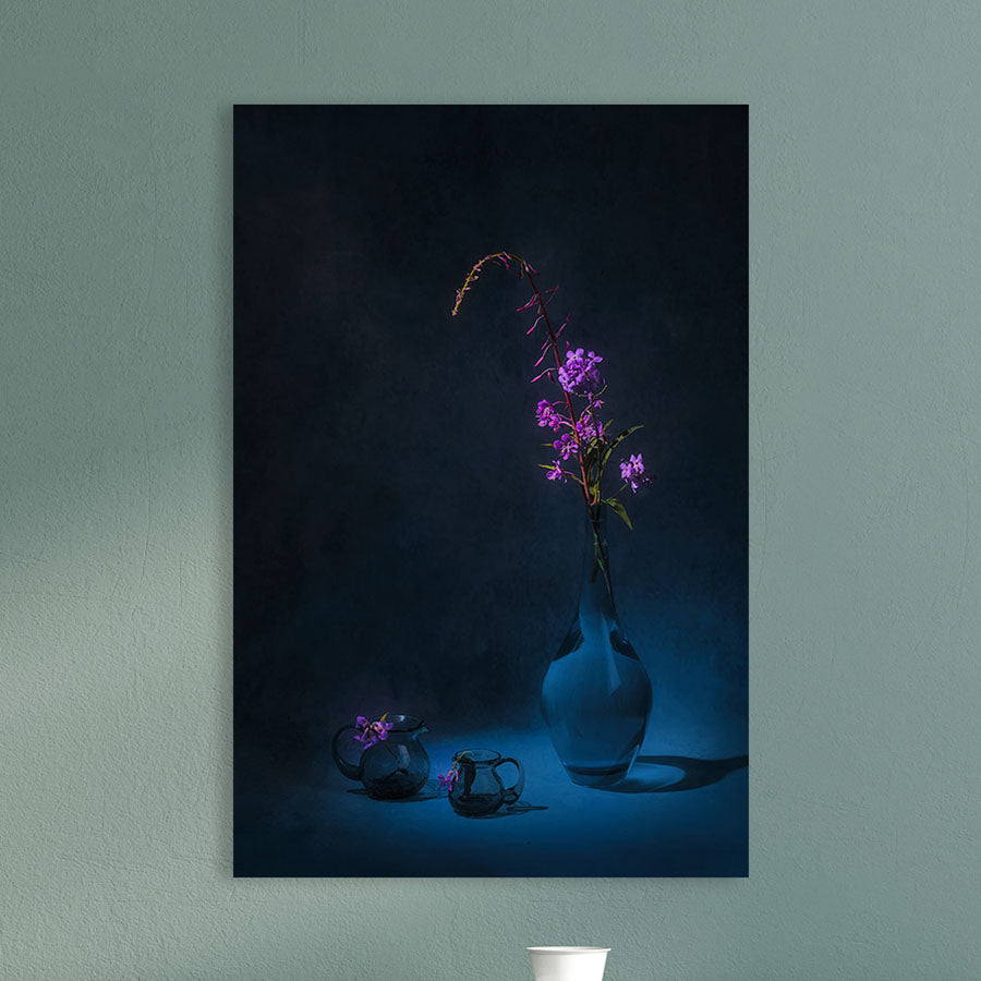 Summer purple flowers