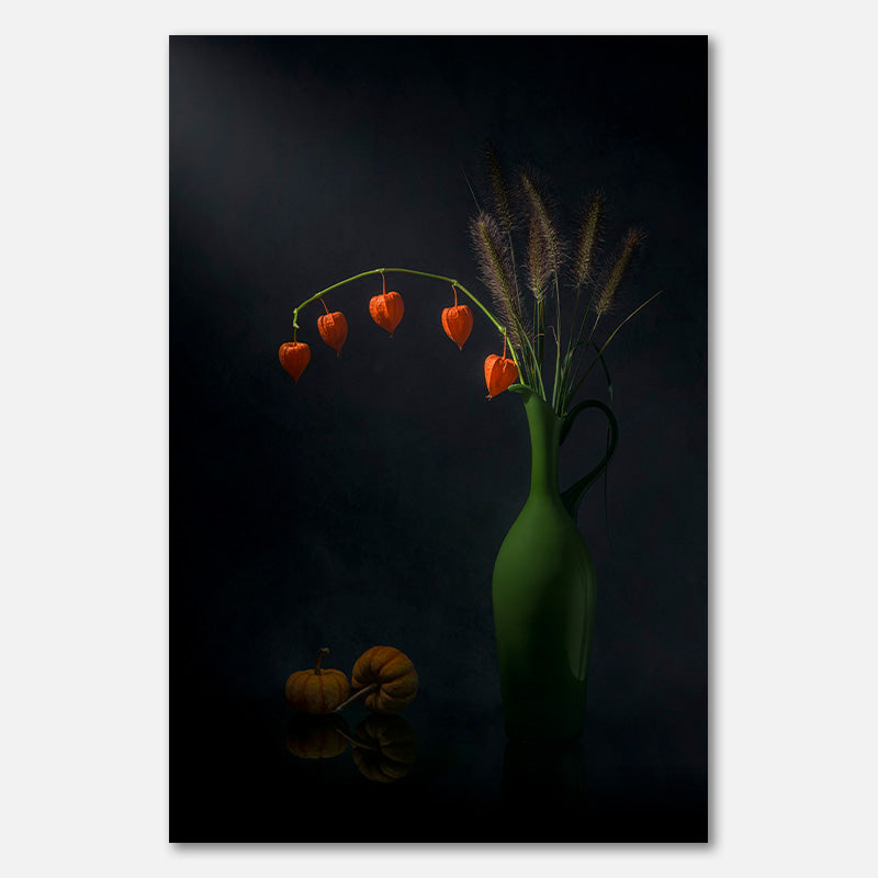 Chinese Lantern and Tail Grass