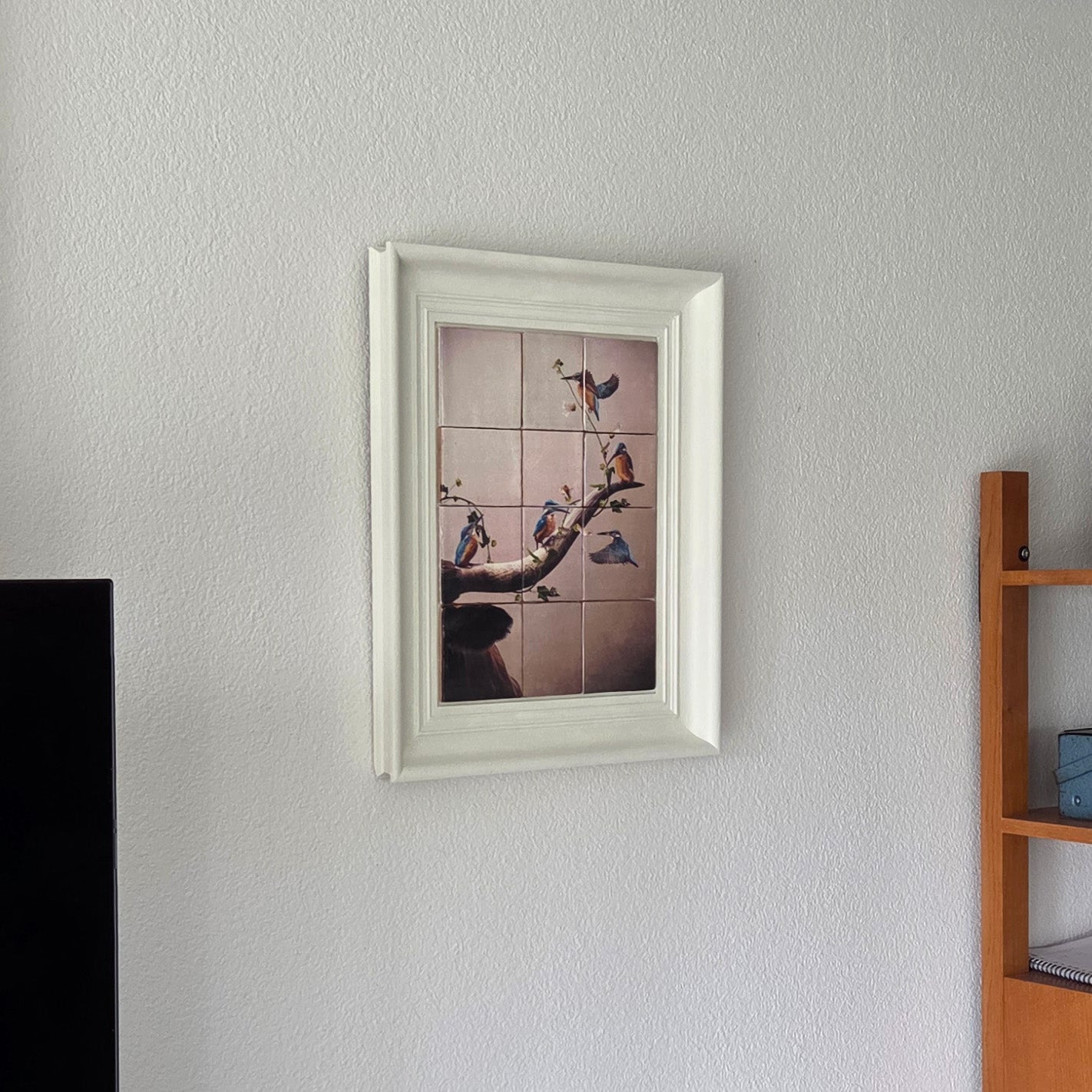 Originals - Kingfishers - Tegels in lijst - 43 x 53 cm