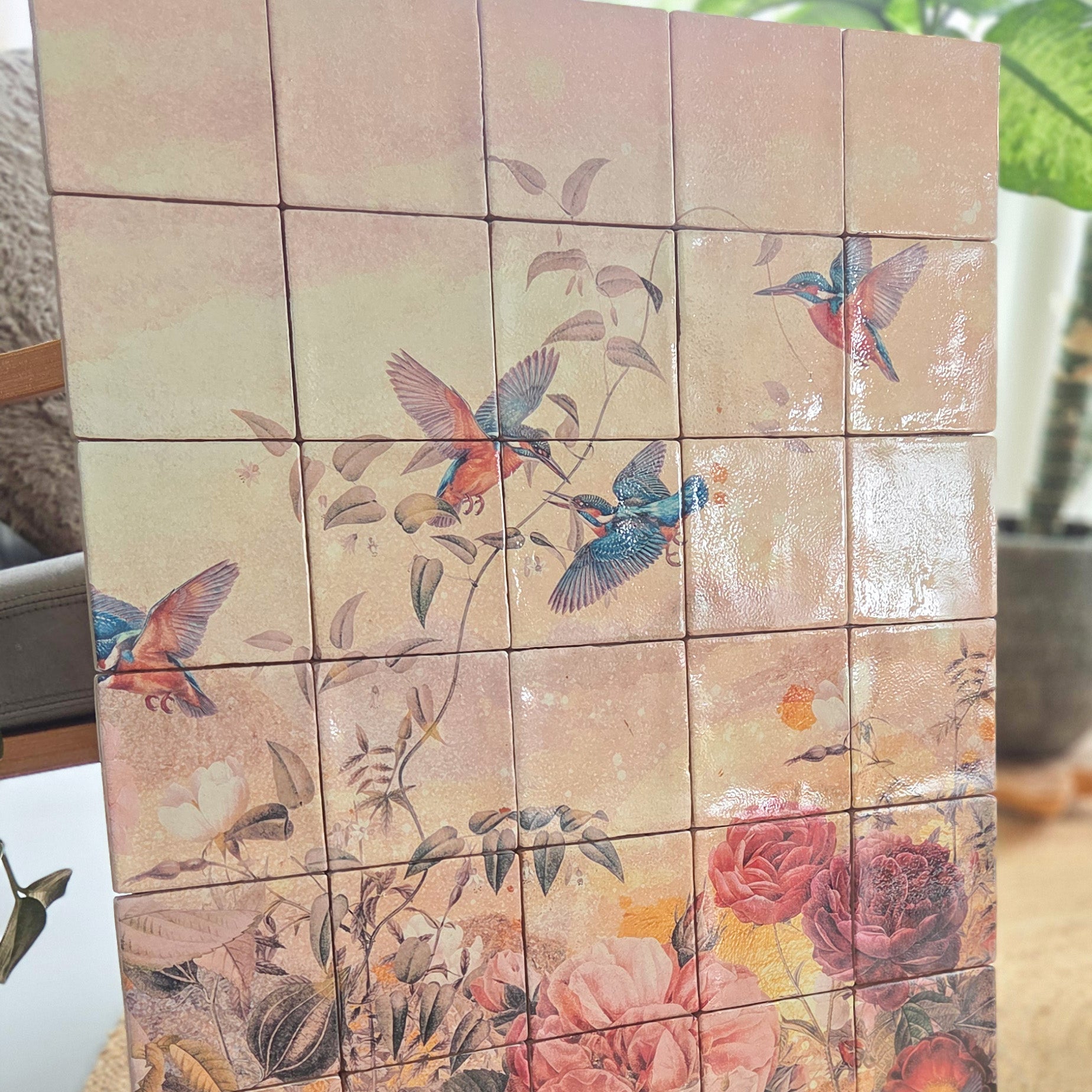 Originals - World of Kingfishers - Tegel Tableau - 50 x 70 cm