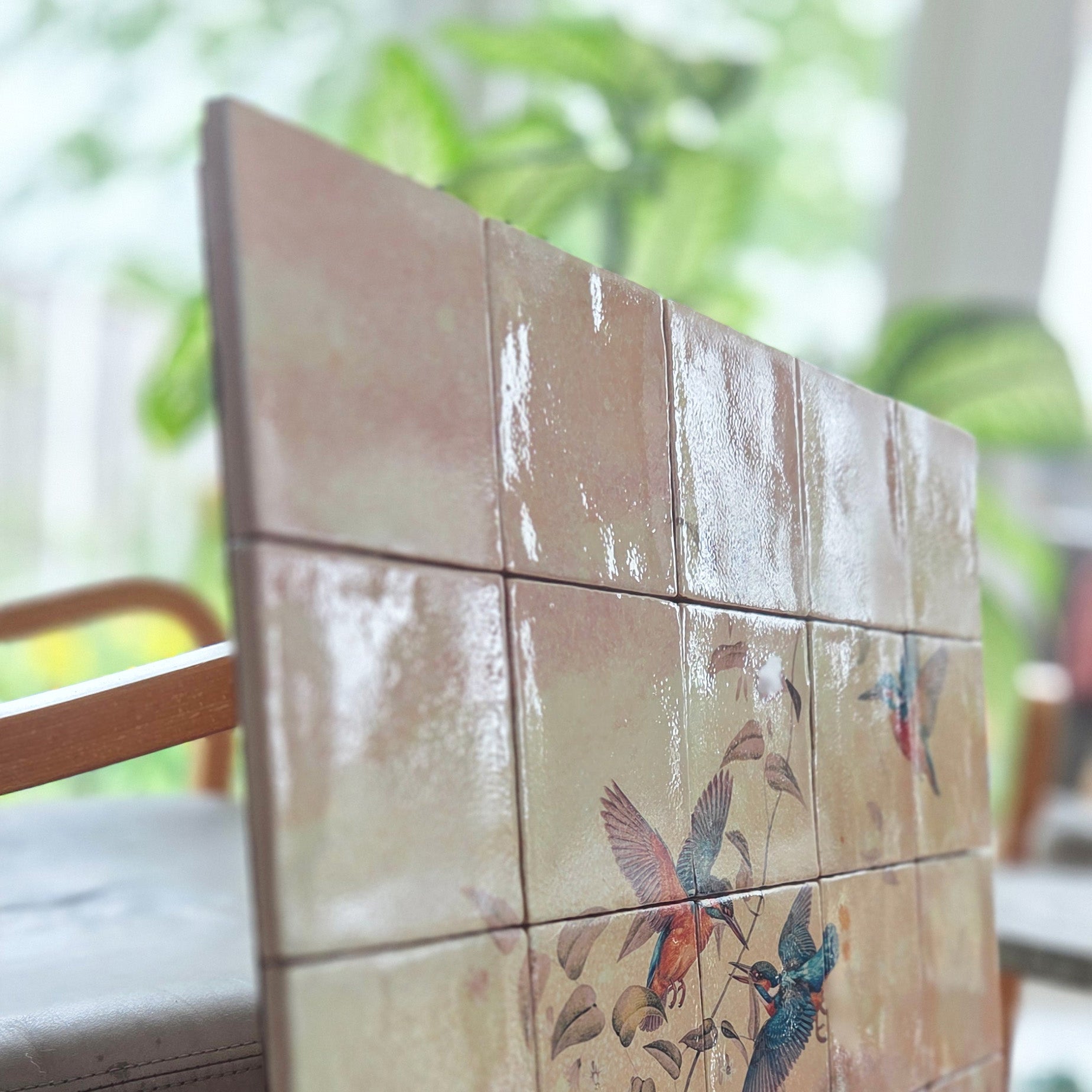 Originals - World of Kingfishers - Tegel Tableau - 50 x 70 cm