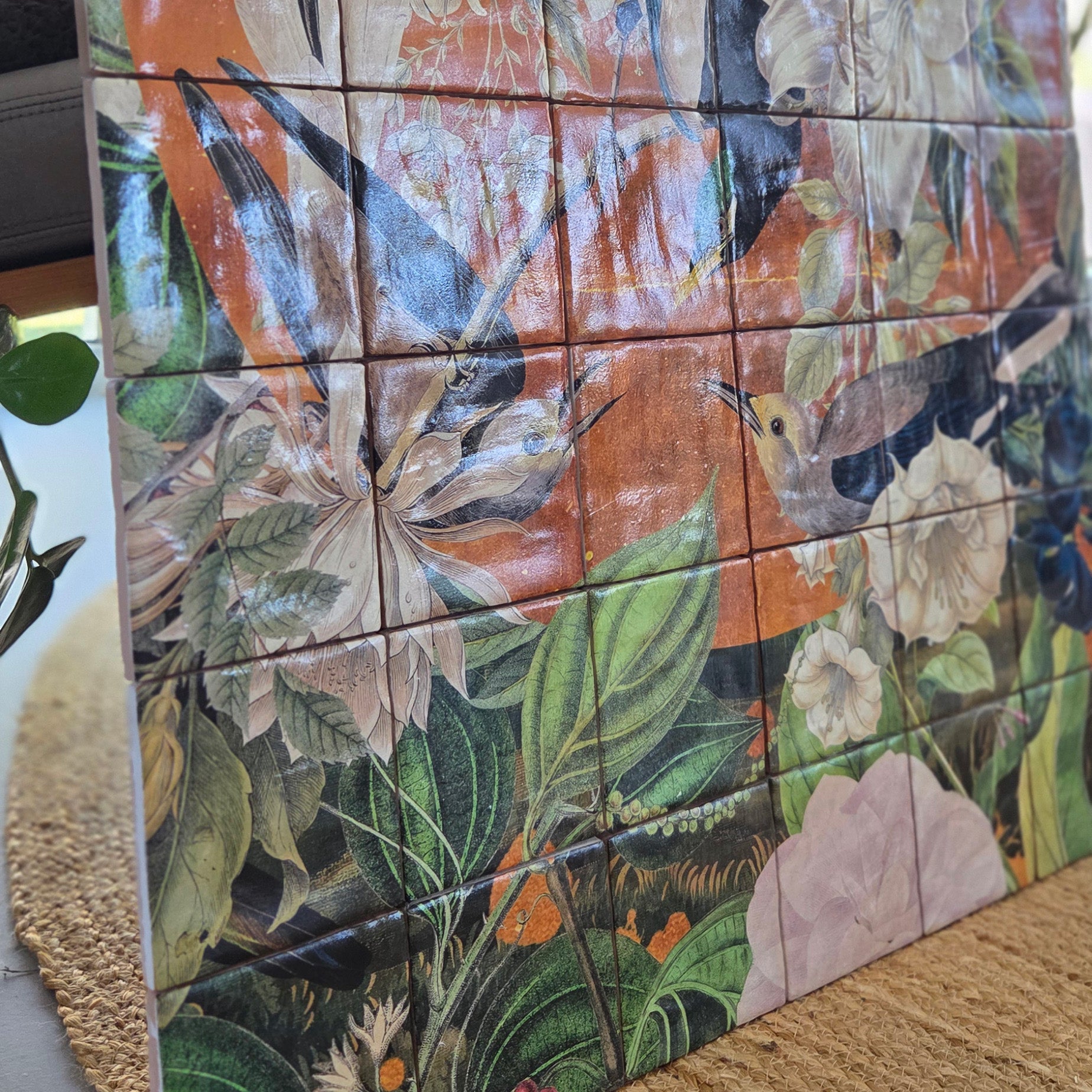 Originals - Garden of Birds - Tegel Tableau - 60 x 90 cm