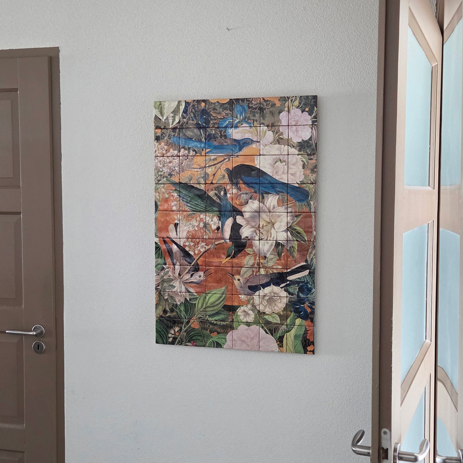 Originals - Garden of Birds - Tegel Tableau - 60 x 90 cm