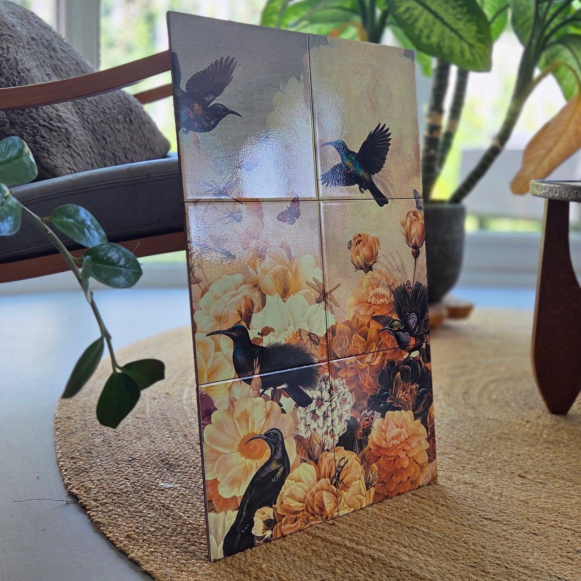 Tegel Tableau - Golden Paradise (40 x60 cm)