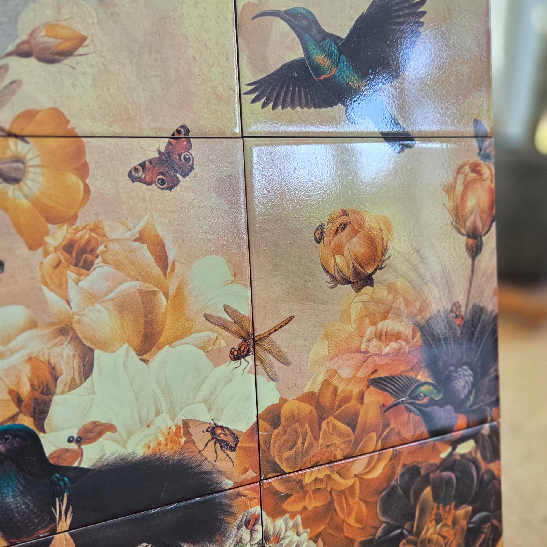 Tegel Tableau - Golden Paradise (40 x60 cm)