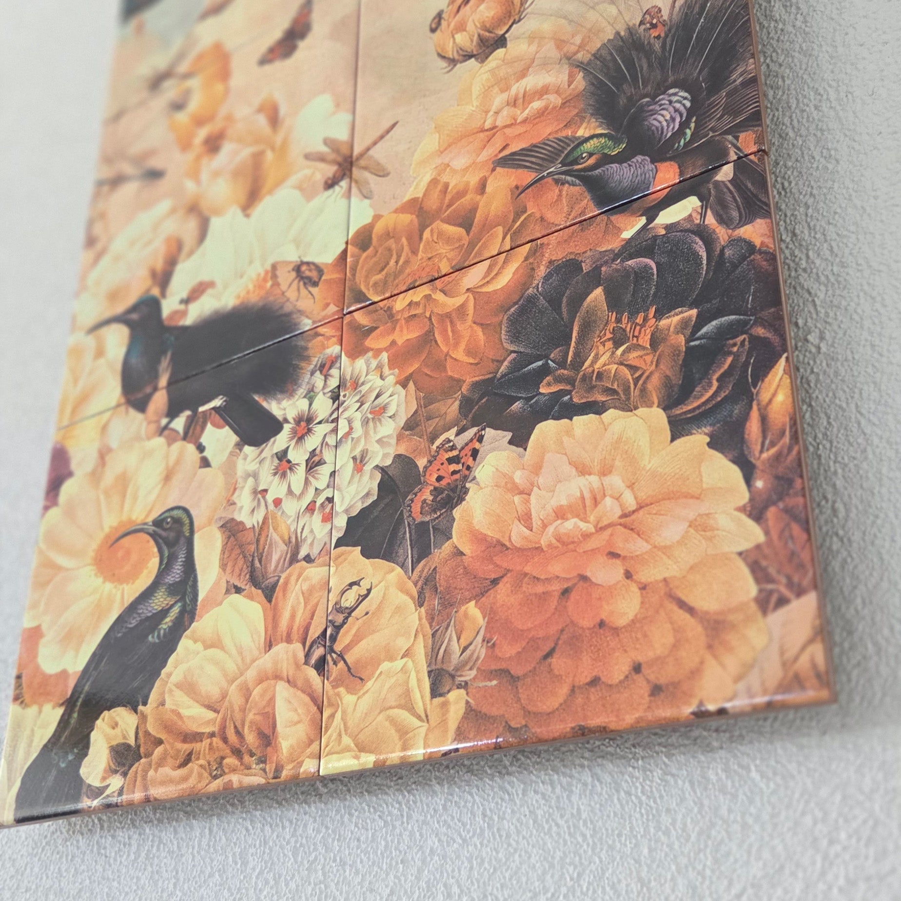 Tegel Tableau - Golden Paradise (40 x60 cm)
