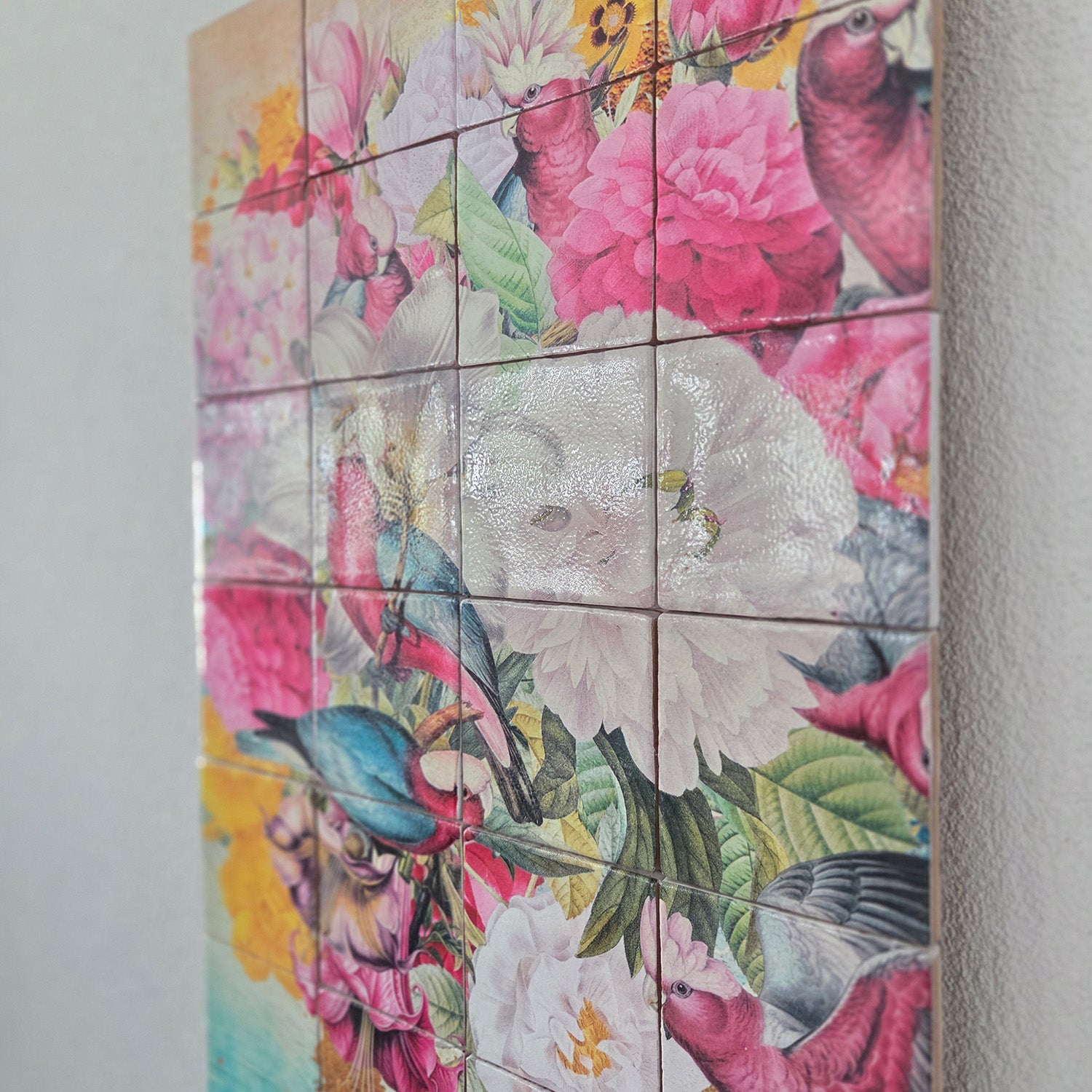 Tegel Tableau - Galah Cockatoo Heaven (40 x60 cm)