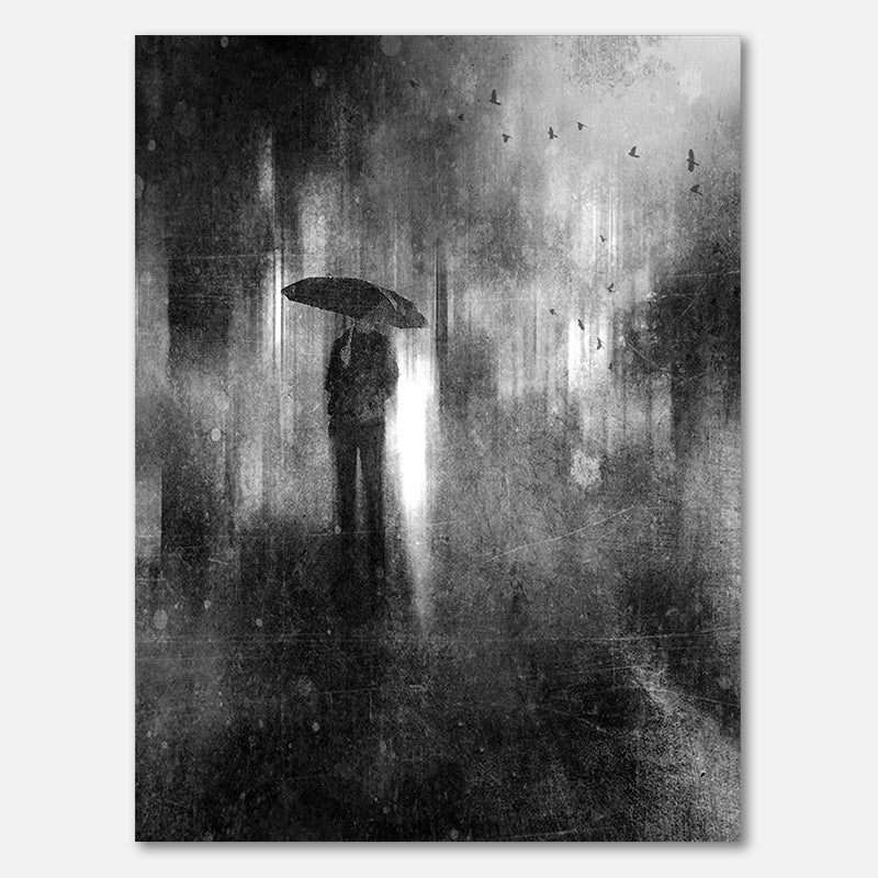 Walk alone in the rain