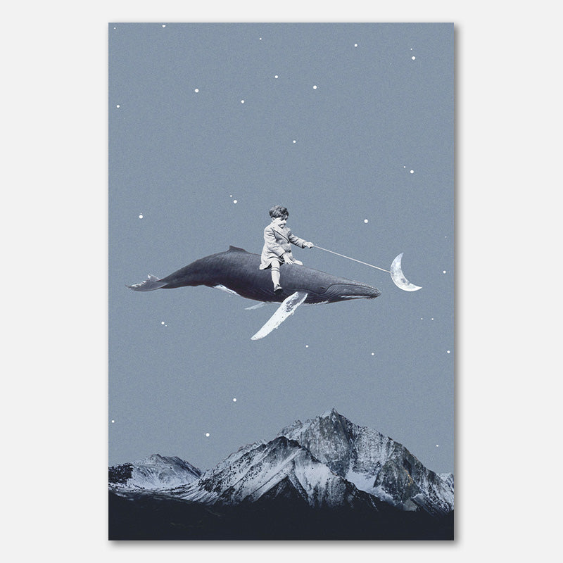 Strebe nach dem Mond