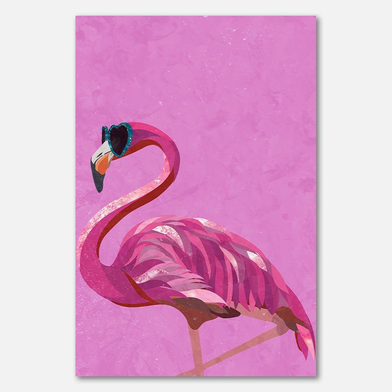 Magenta Metallic Flamingo