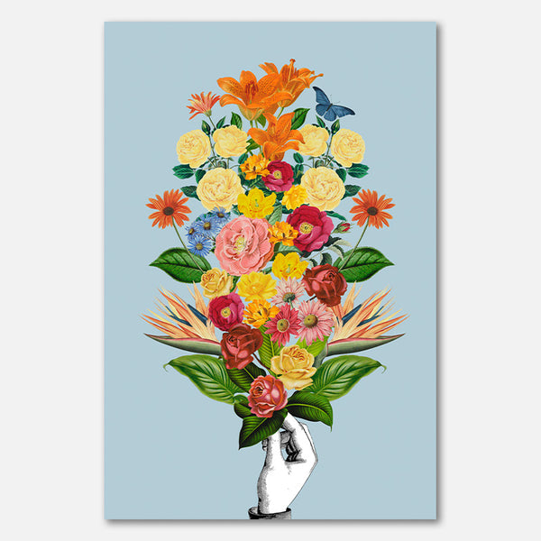 Botanical blue bouquet