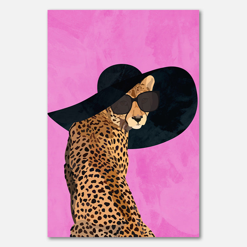 Cheetah Hat Pink