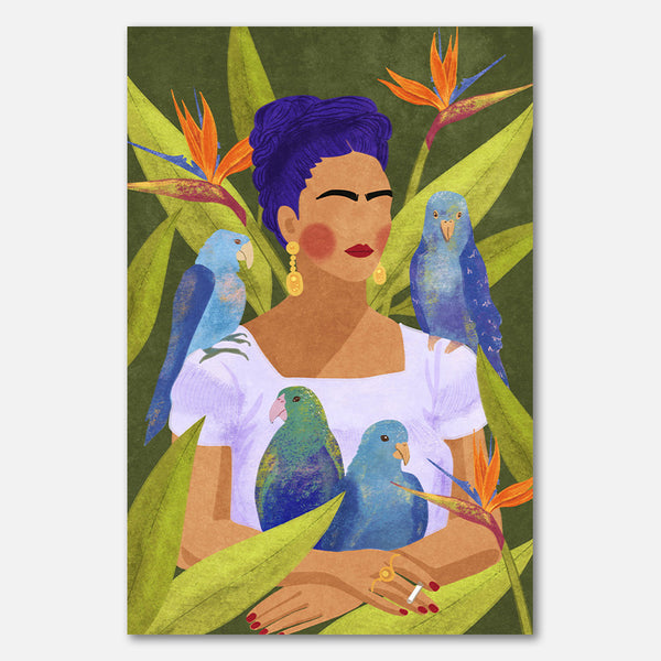Frida and birds