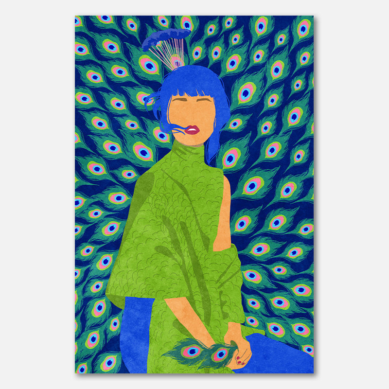 peacock woman