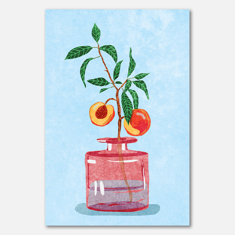 Peach Tree in Vase