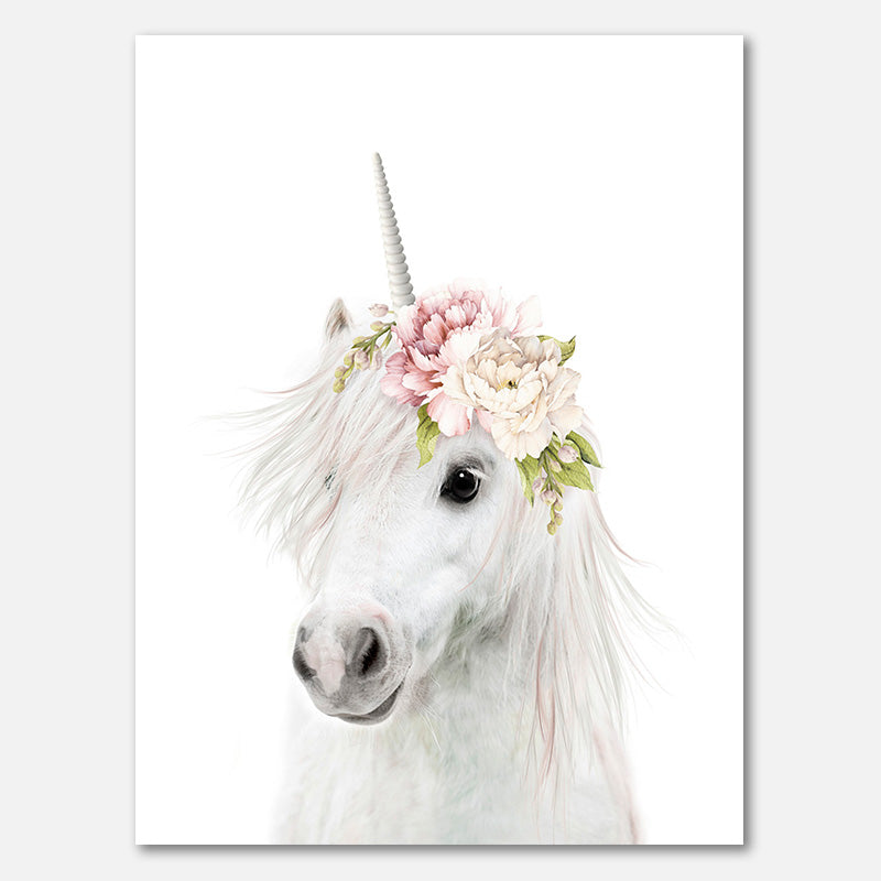 Florales Einhorn