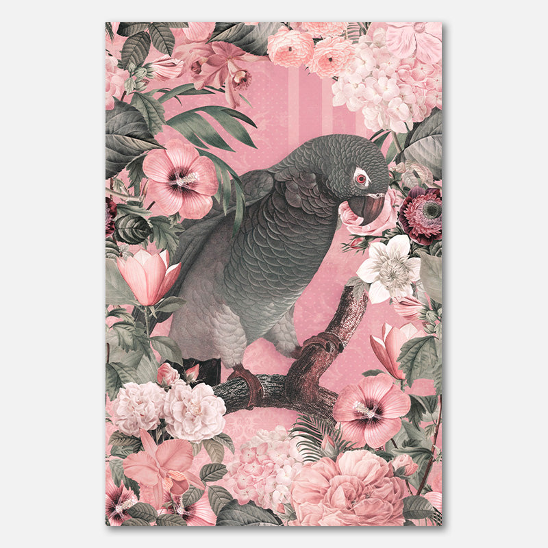 The Parrots Paradise Garden 3 Pastellrosa