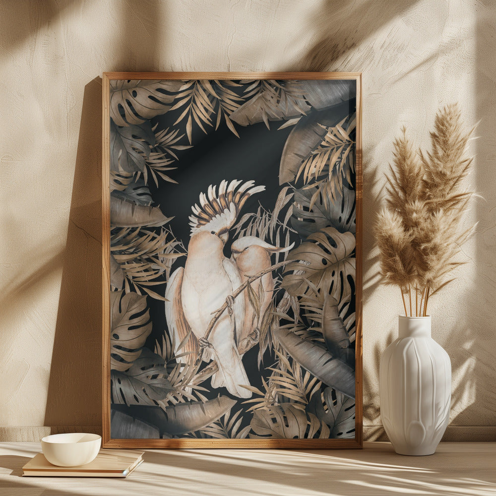 Jungle With Cockatoos