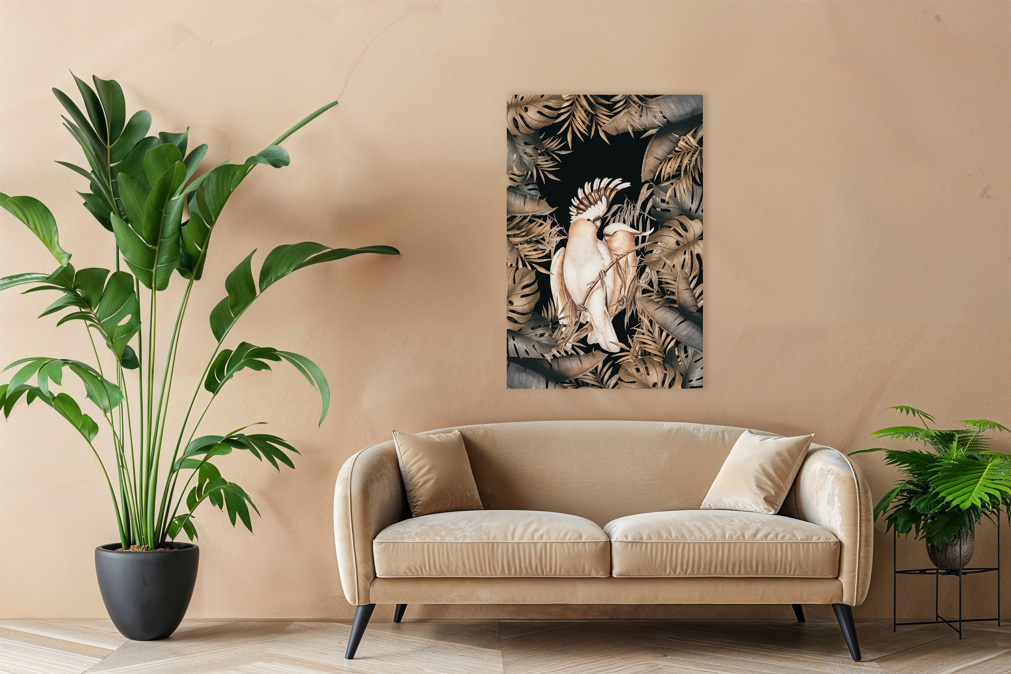 Jungle With Cockatoos