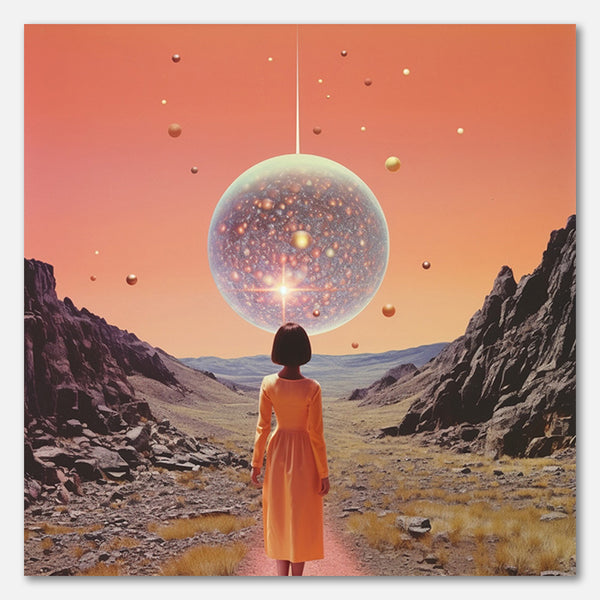 A Space Disco Collage Art