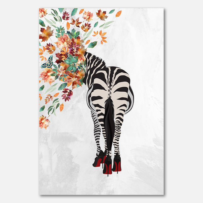 Zebra Flower Head 1