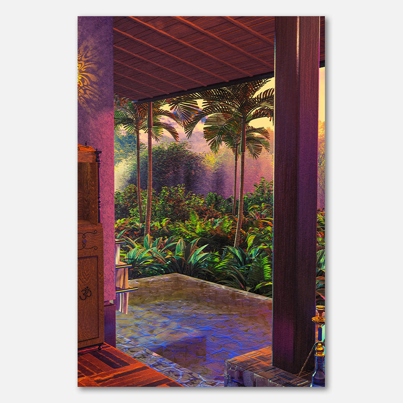 Rainforest Infinity Pool Kunstdruck (A1)