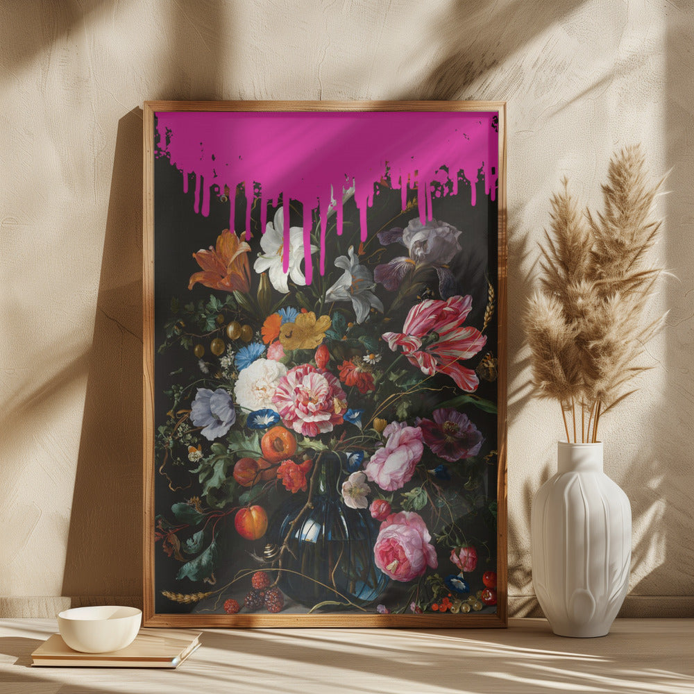 Vintage Botanical, Altered Pinky Art