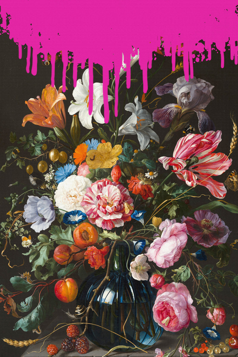 Vintage Botanical, Altered Pinky Art