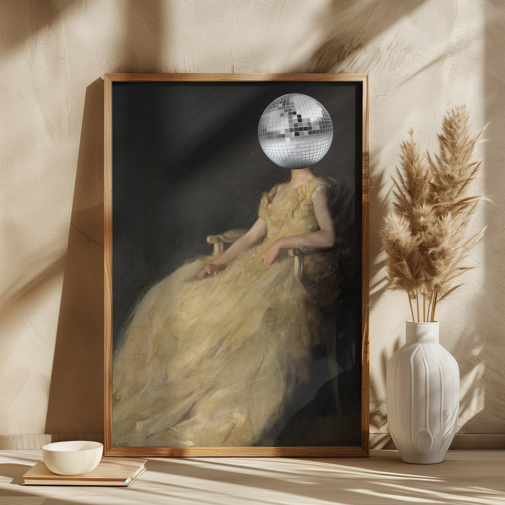 Disco Head Vintage Collage