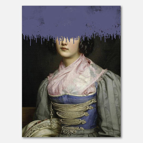 Portrait of Vintage Woman Collage