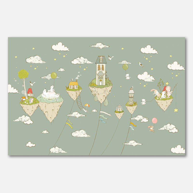 Floating Islands FogGreen