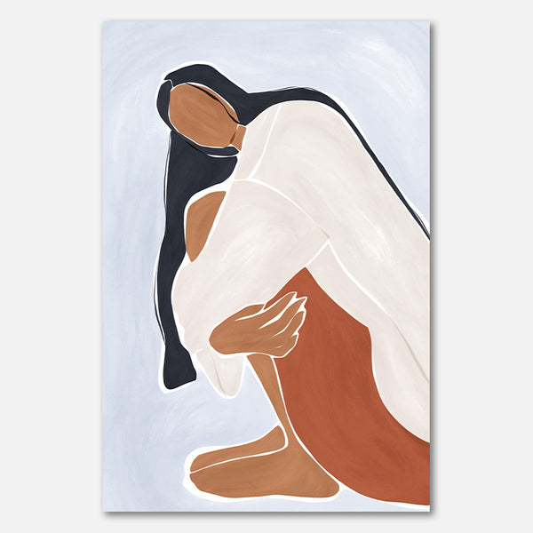 Woman Embracing Herself