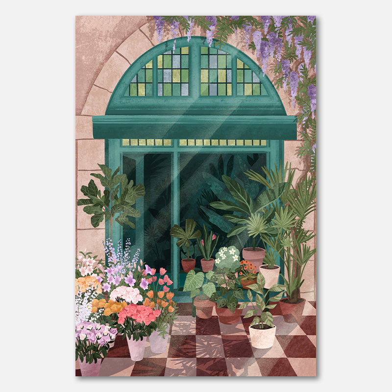 Französischer Blumenladen