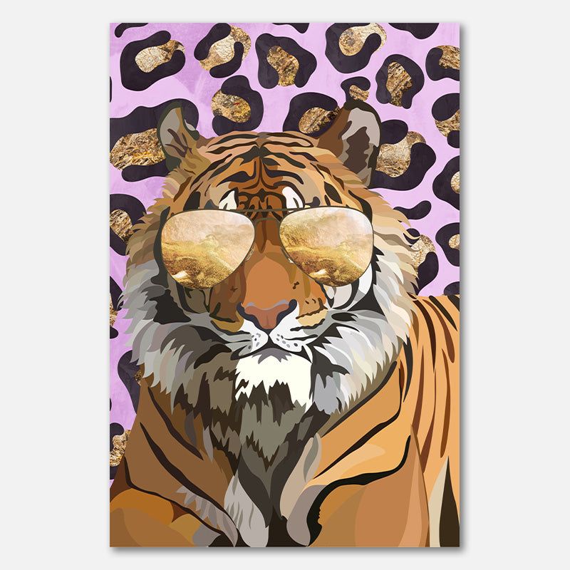 Leopard Print Tiger Pink