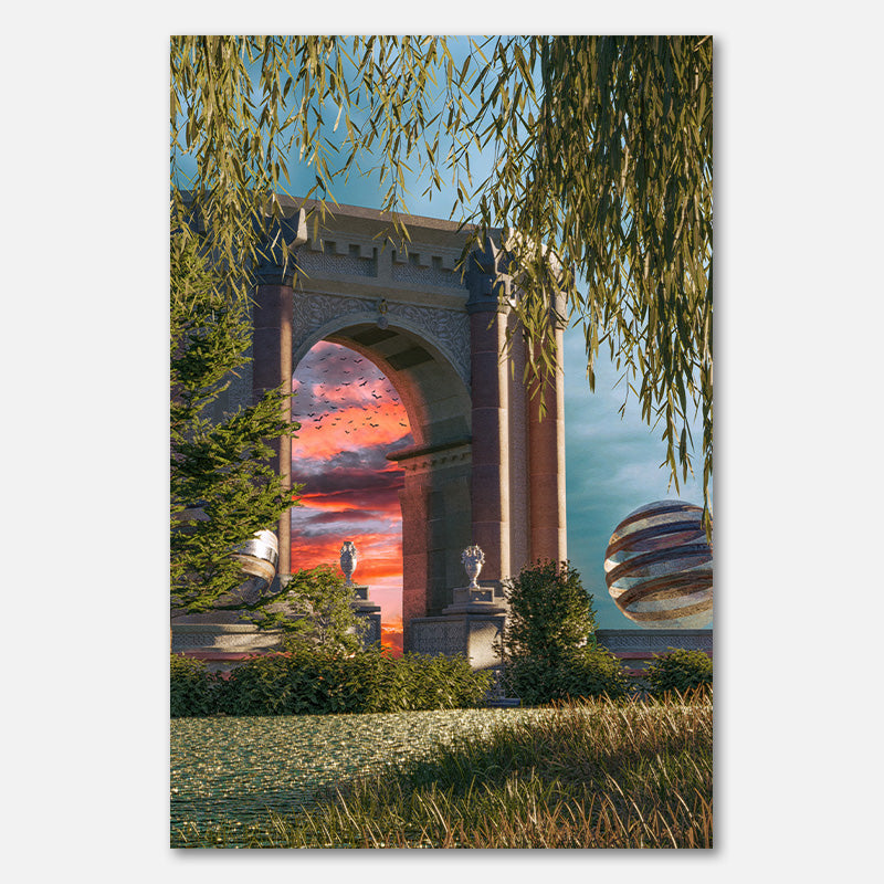 Flüstern aus dem Durchgang