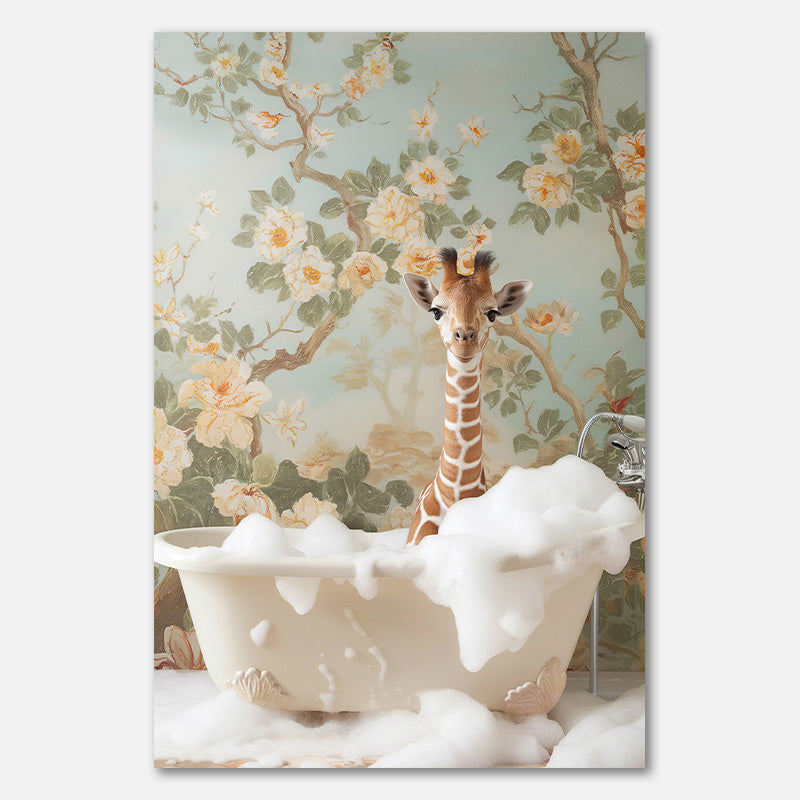 Giraffe Blossom Bath
