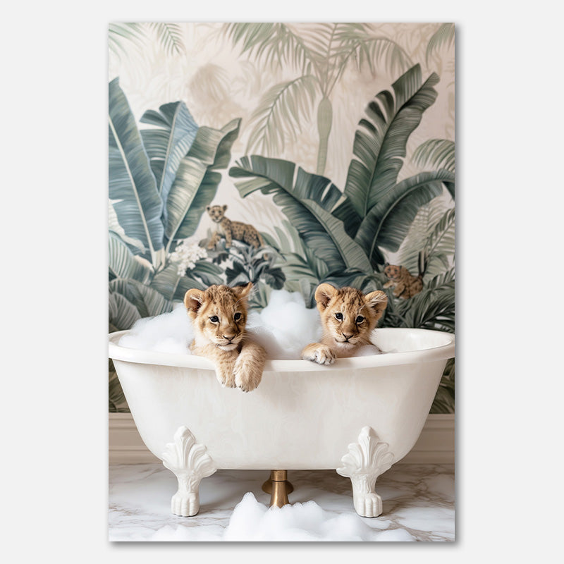 Tropical Lion Bath