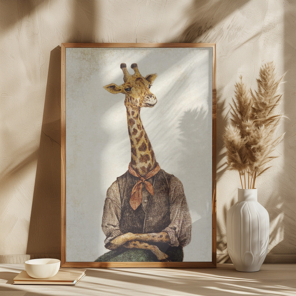 Giraffe With A Human Body