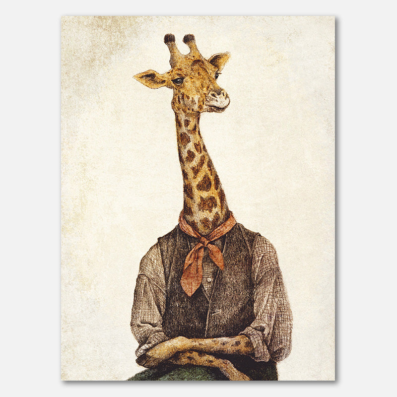 Giraffe With A Human Body