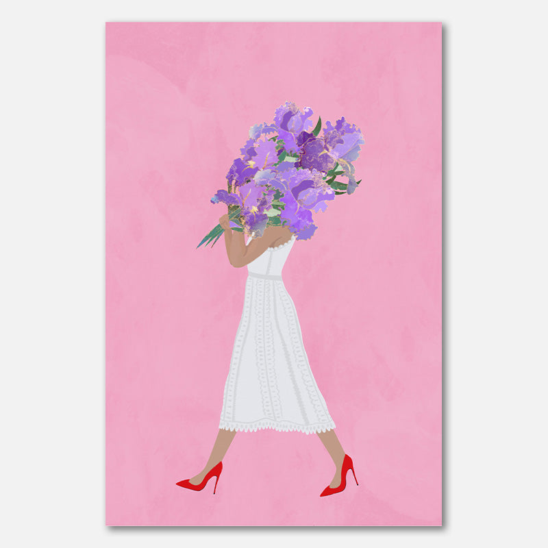 Boho Kleid Iris pink