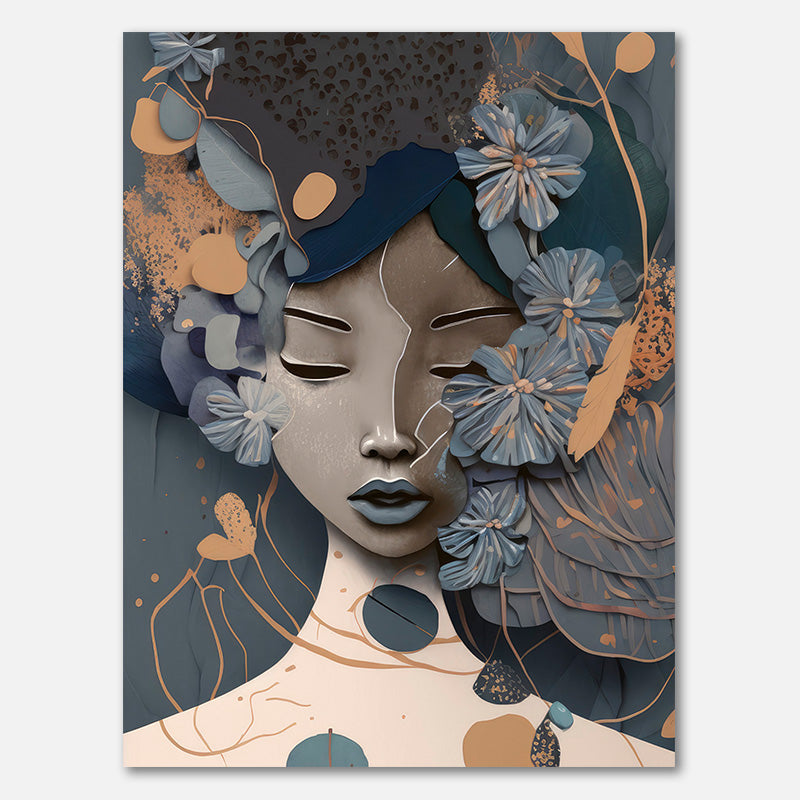 Portrait of a Woman with Closed Eyes