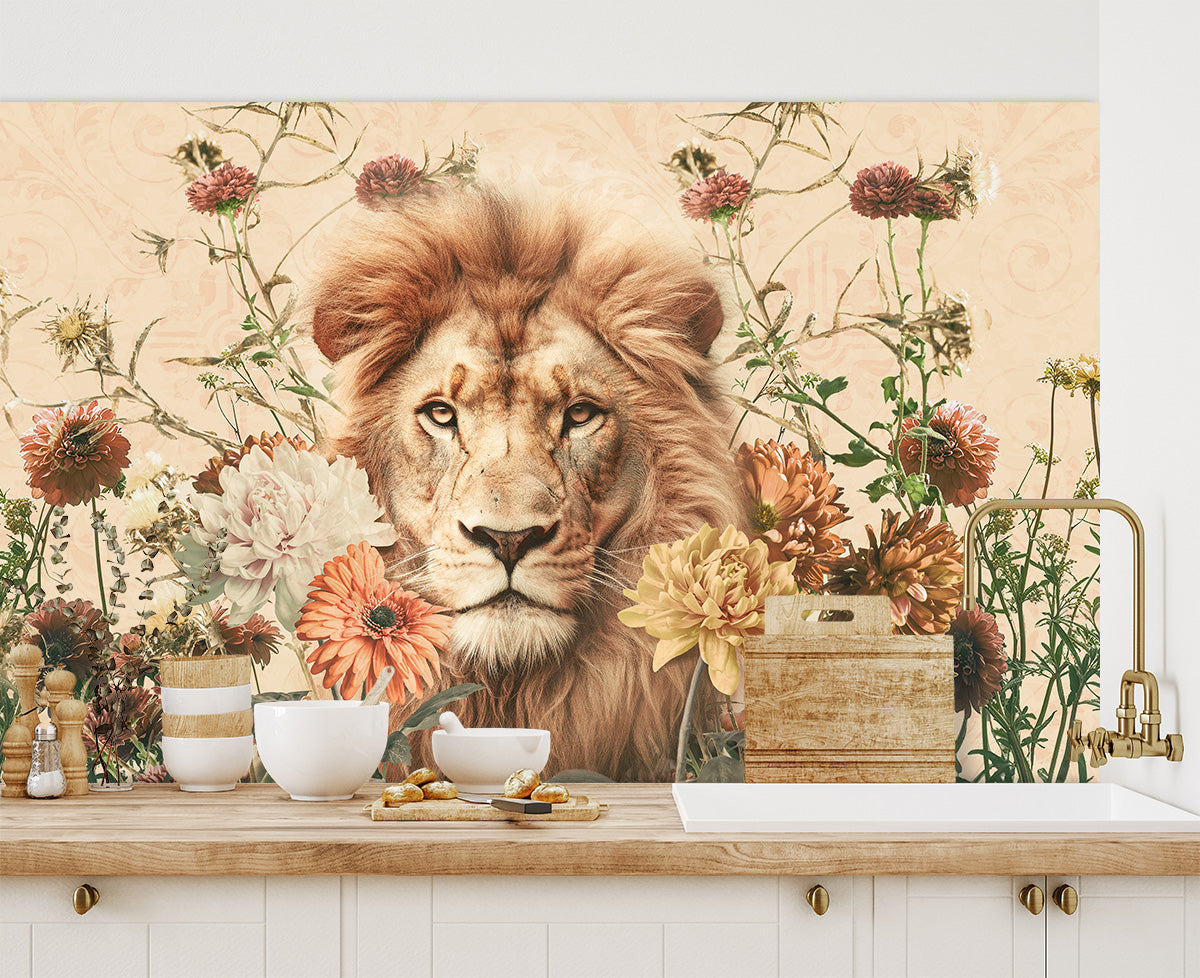 Lion 4 Kitchen Backsplash