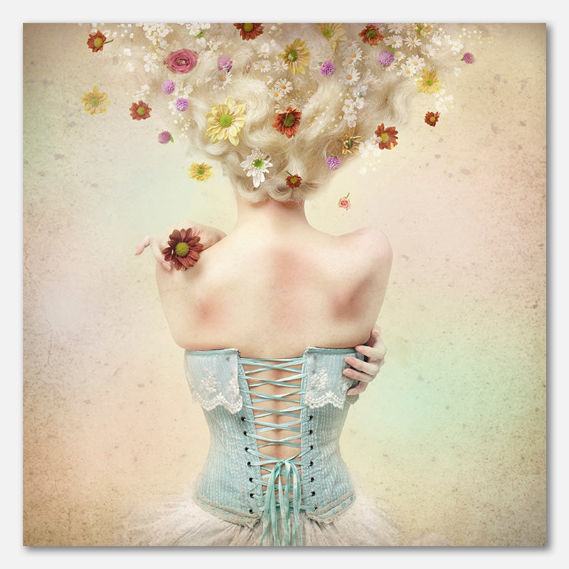 Girl of the flower garden