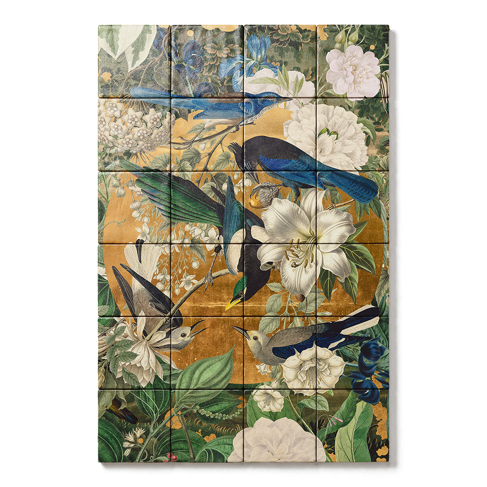 Tegel Tableau Garden of Birds