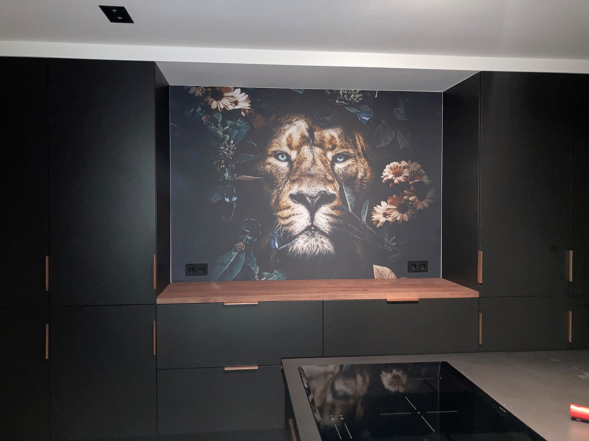 Lion Kitchen Backsplash