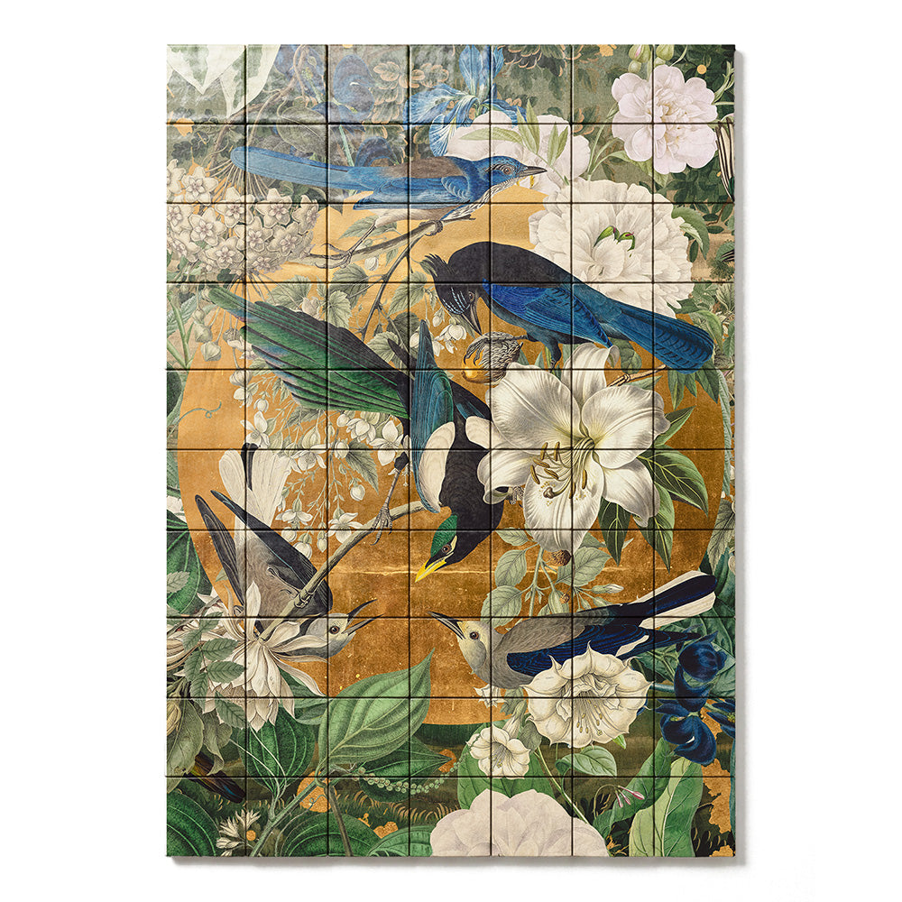 Tegel Tableau Garden of Birds
