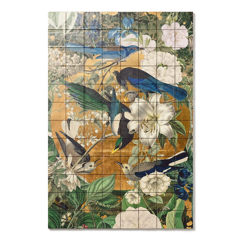 Tegel Tableau Garden of Birds