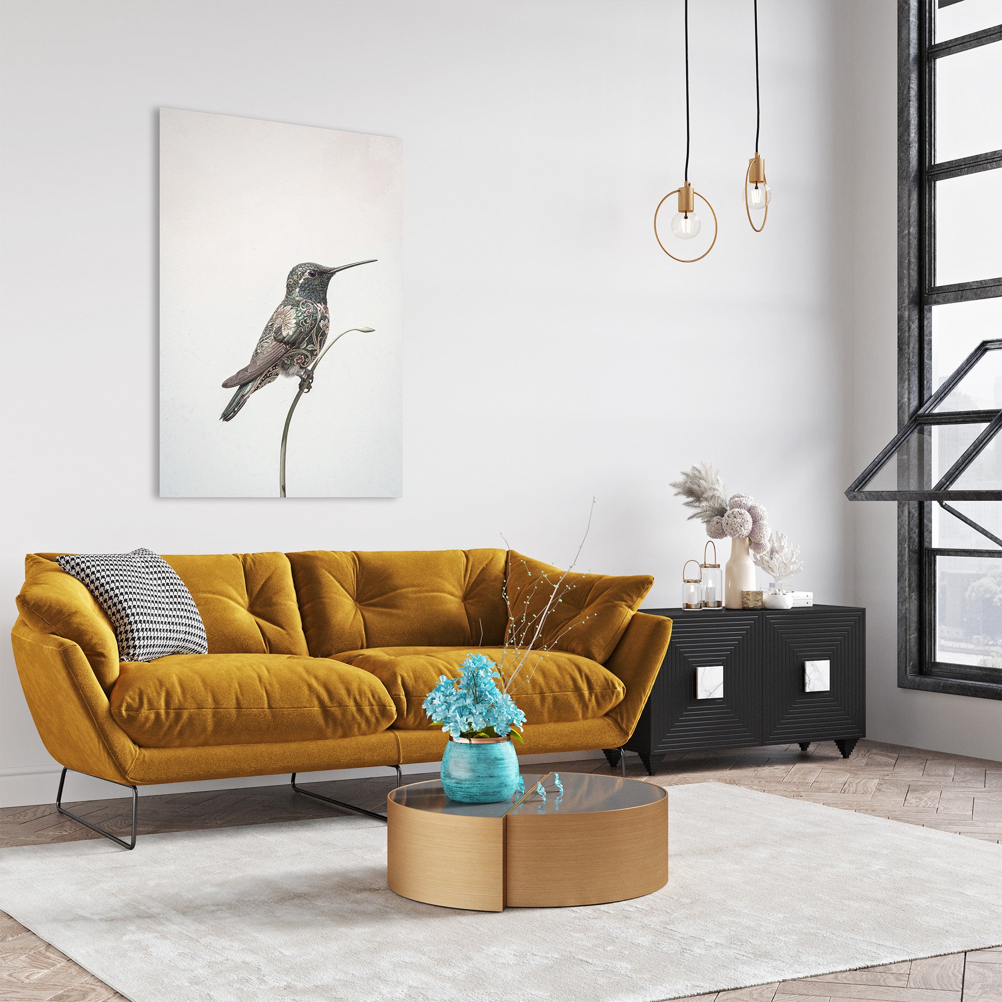 Botanical Hummingbird