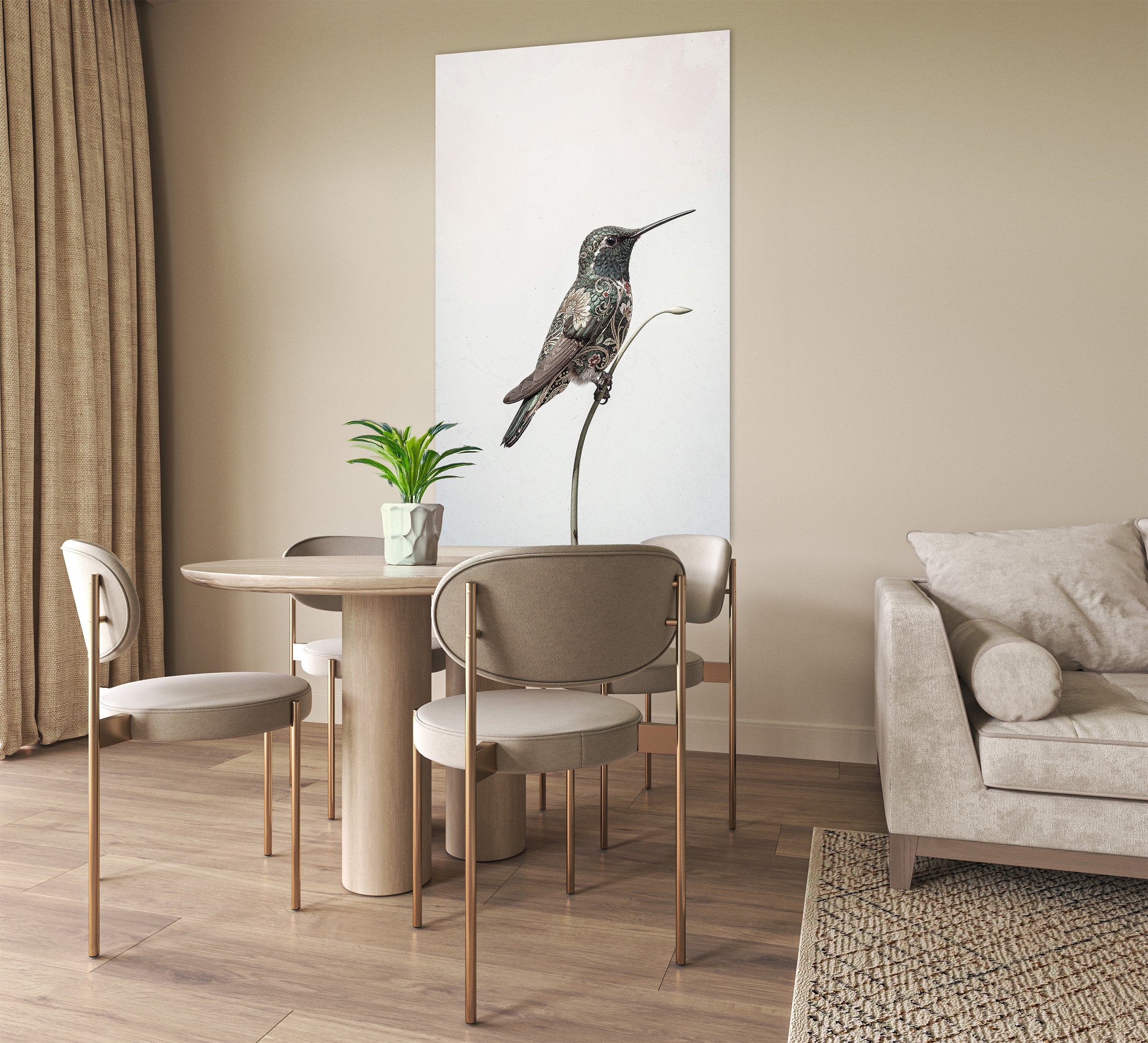 Botanical Hummingbird