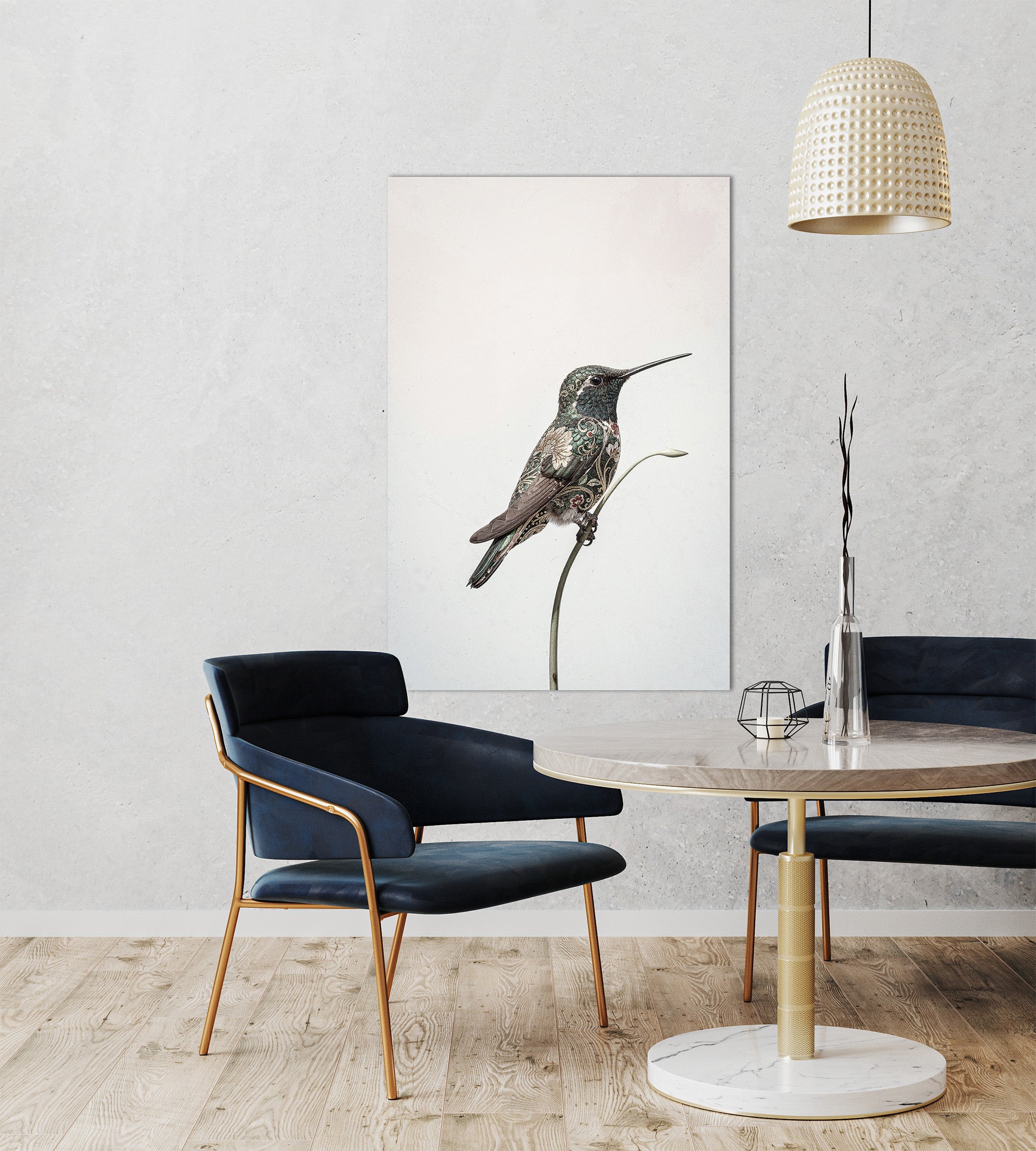 Botanical Hummingbird